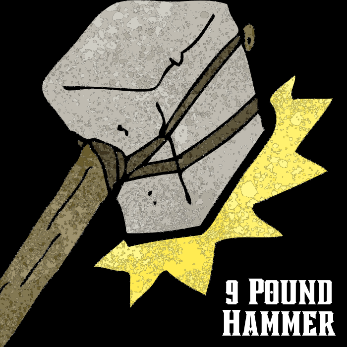 9 Pound Hammer logo