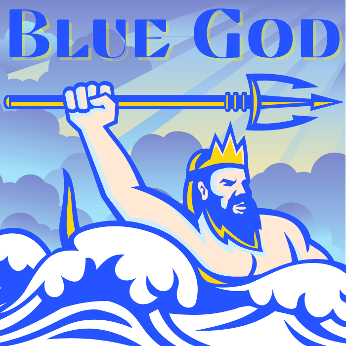 Blue God logo