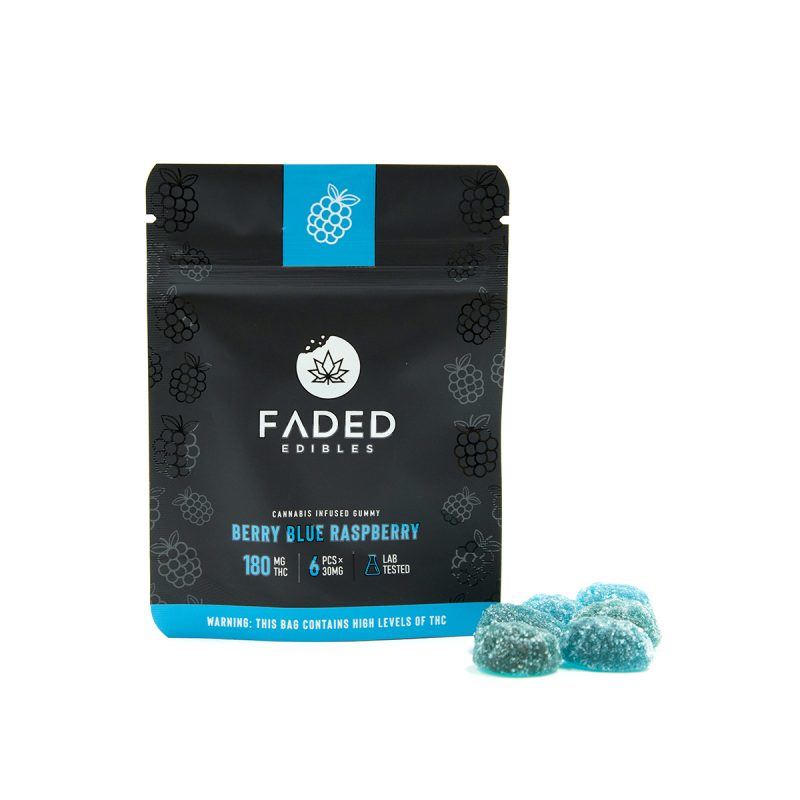 ⭐NEW⭐ FADED CANNABIS CO.: 180MG THC INFUSED GUMMY