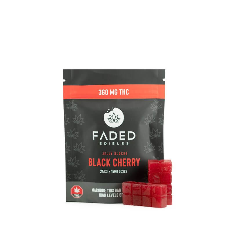 Faded Jelly Blocks – 360mg THC