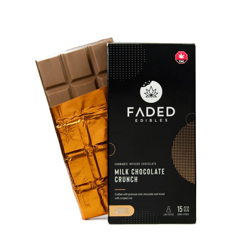 Faded Chocolate Bars – 450mg THC